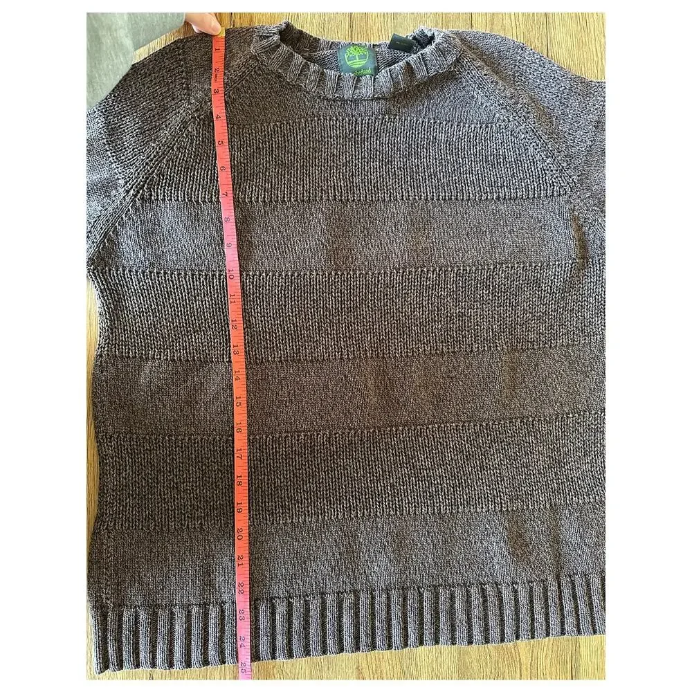 Timberland Vtg Men's Brown Chunky Knit Sweater Size Medium